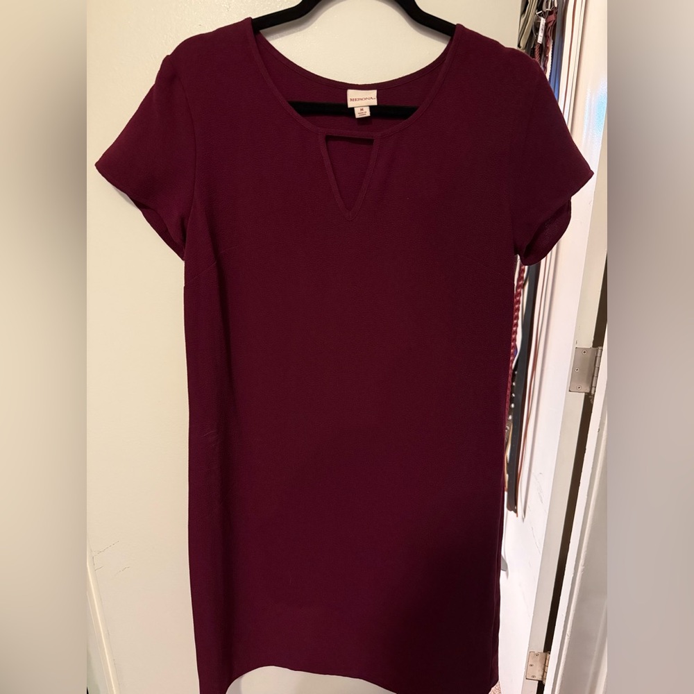Merona Red Short Sleeve Mini Dress